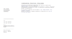 Desktop Screenshot of compagniatessile.net
