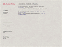 Tablet Screenshot of compagniatessile.net